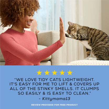 Purina  Lightweight with Glade Clean Blossoms Scented Clumping Cat Litter