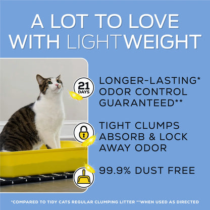 Purina  Lightweight with Glade Clean Blossoms Scented Clumping Cat Litter