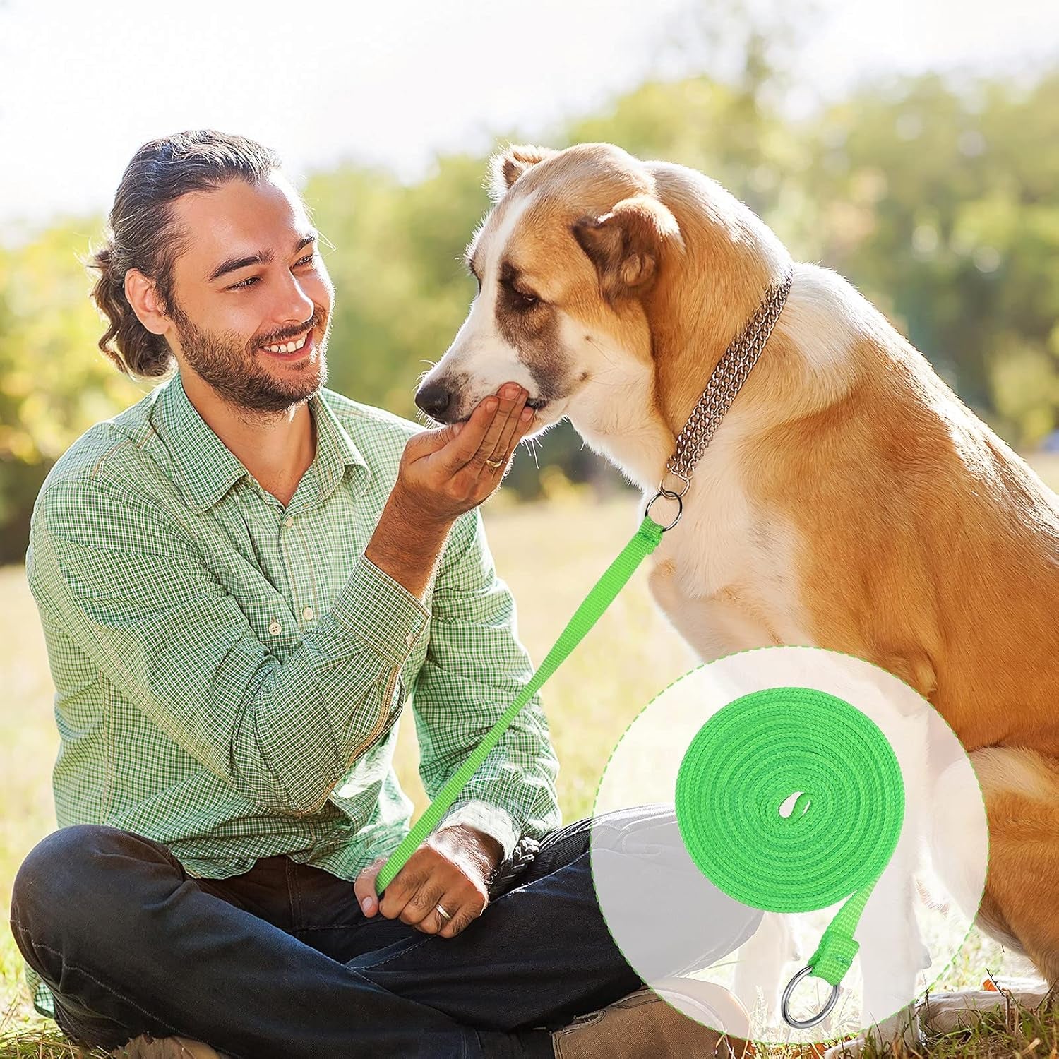 Weewooday 18 Pcs Slip Leads for Dogs with O-Ring, 6 Ft Colorful Slip Dog Leash for Small Medium Puppy Cats Grooming Shelter Rescues Walking Training(Colorful B)
