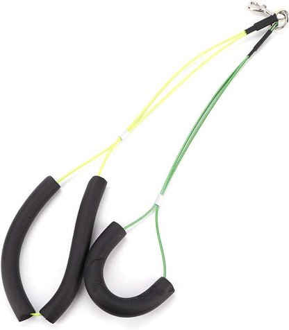 Oumefar Adjustable Pet Grooming Leash No-Sit Haunch Holder Restraint Wash Choker Dogs Cats Grooming Table Arm(Yellow+Green)