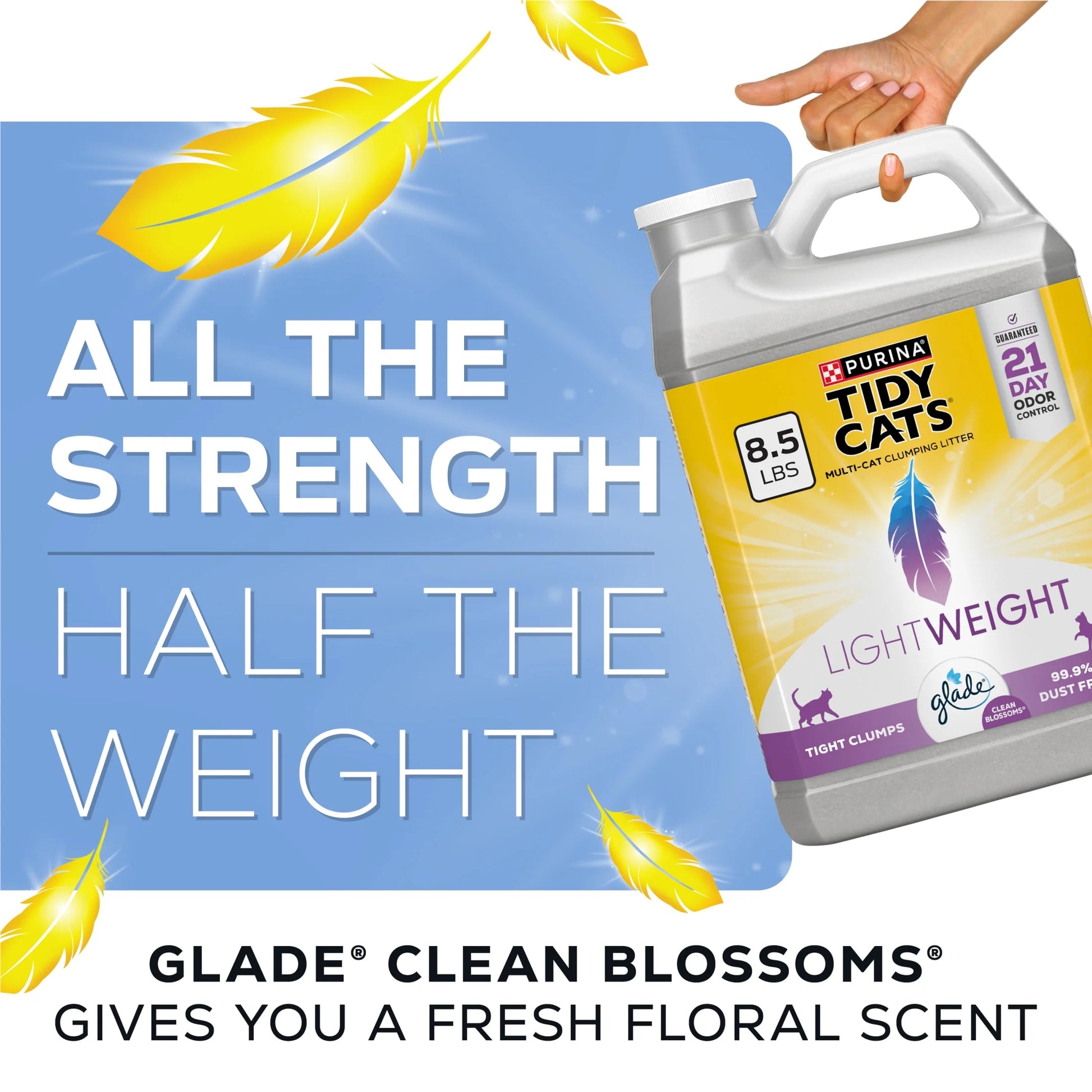 Purina  Lightweight with Glade Clean Blossoms Scented Clumping Cat Litter